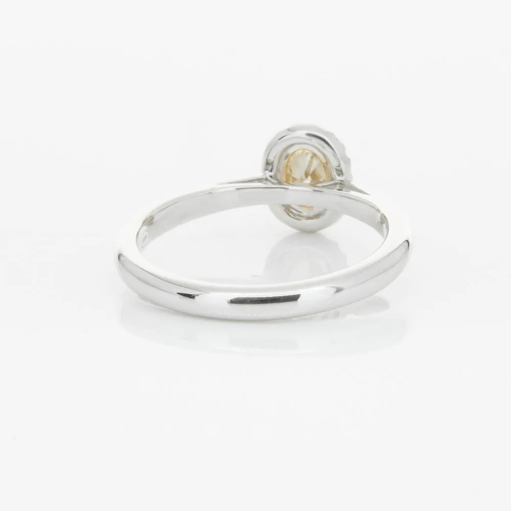 18ct White Gold .51ct Mocha Diamond Nina Ring