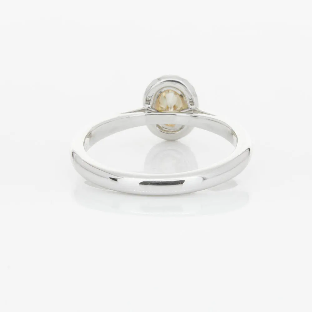 18ct White Gold .51ct Mocha Diamond Nina Ring