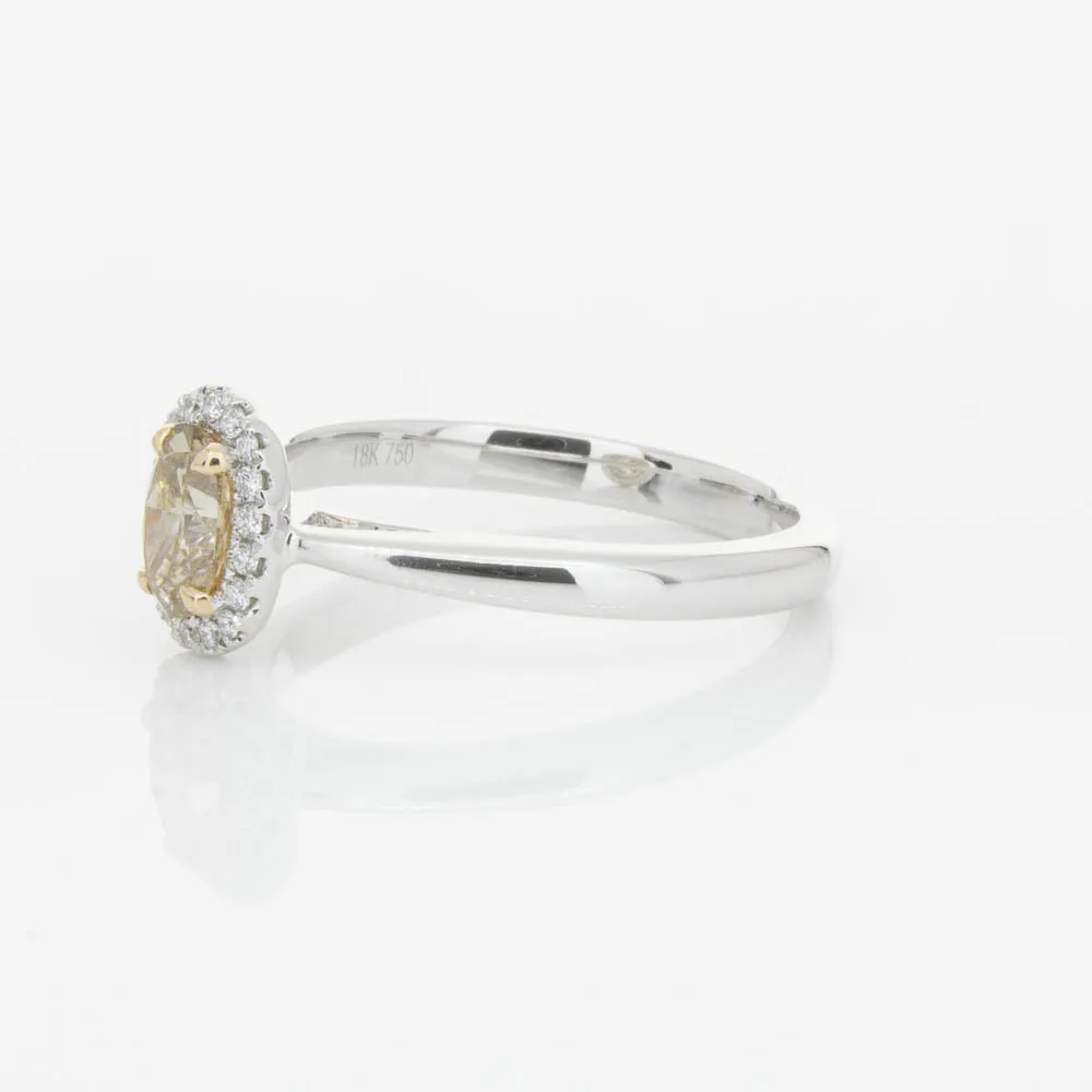 18ct White Gold .51ct Mocha Diamond Nina Ring