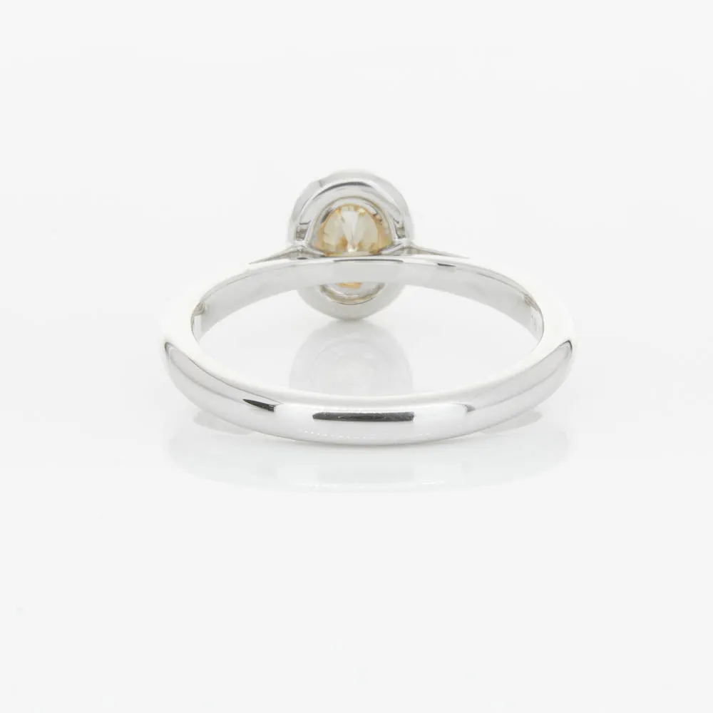 18ct White Gold .51ct Mocha Diamond Nina Ring