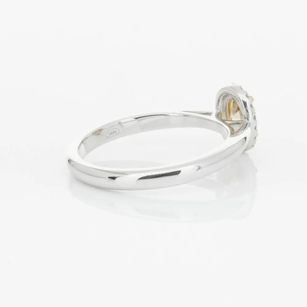 18ct White Gold .51ct Mocha Diamond Nina Ring