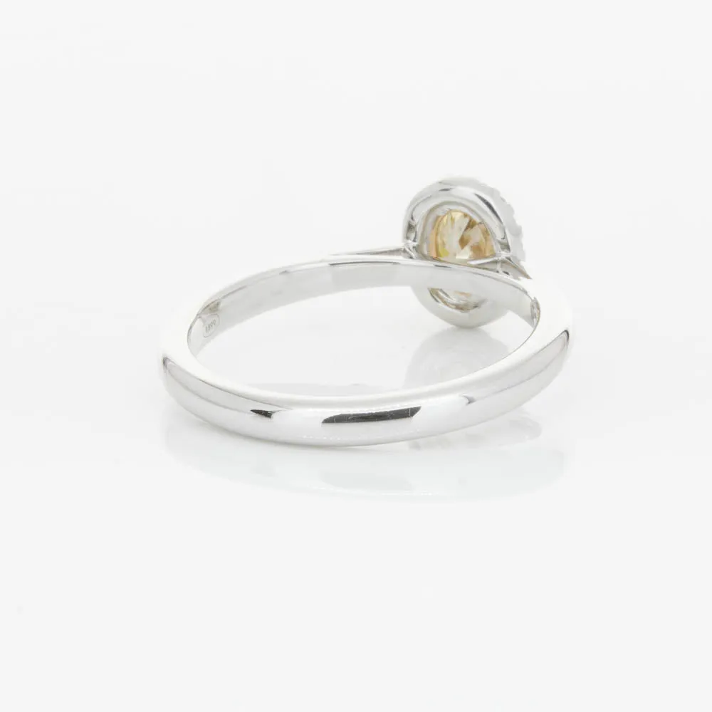 18ct White Gold .51ct Mocha Diamond Nina Ring