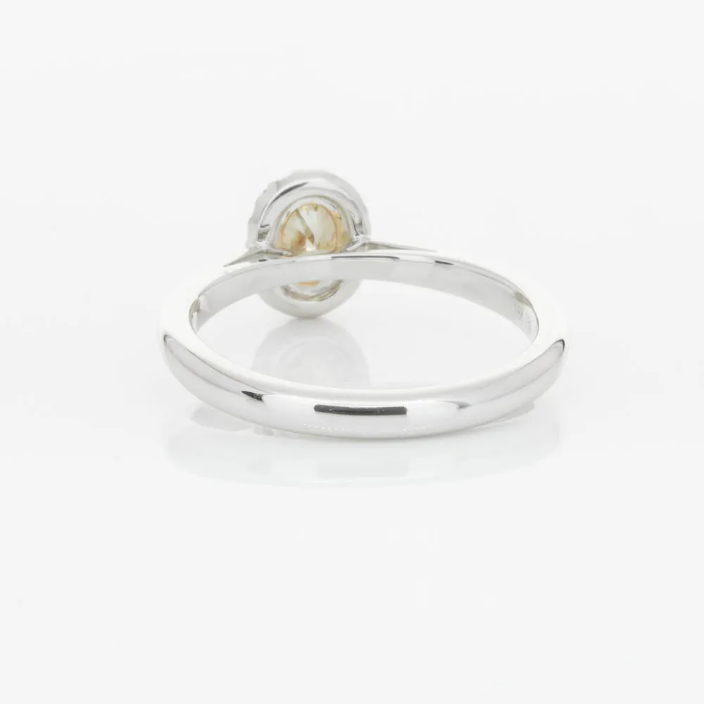 18ct White Gold .51ct Mocha Diamond Nina Ring