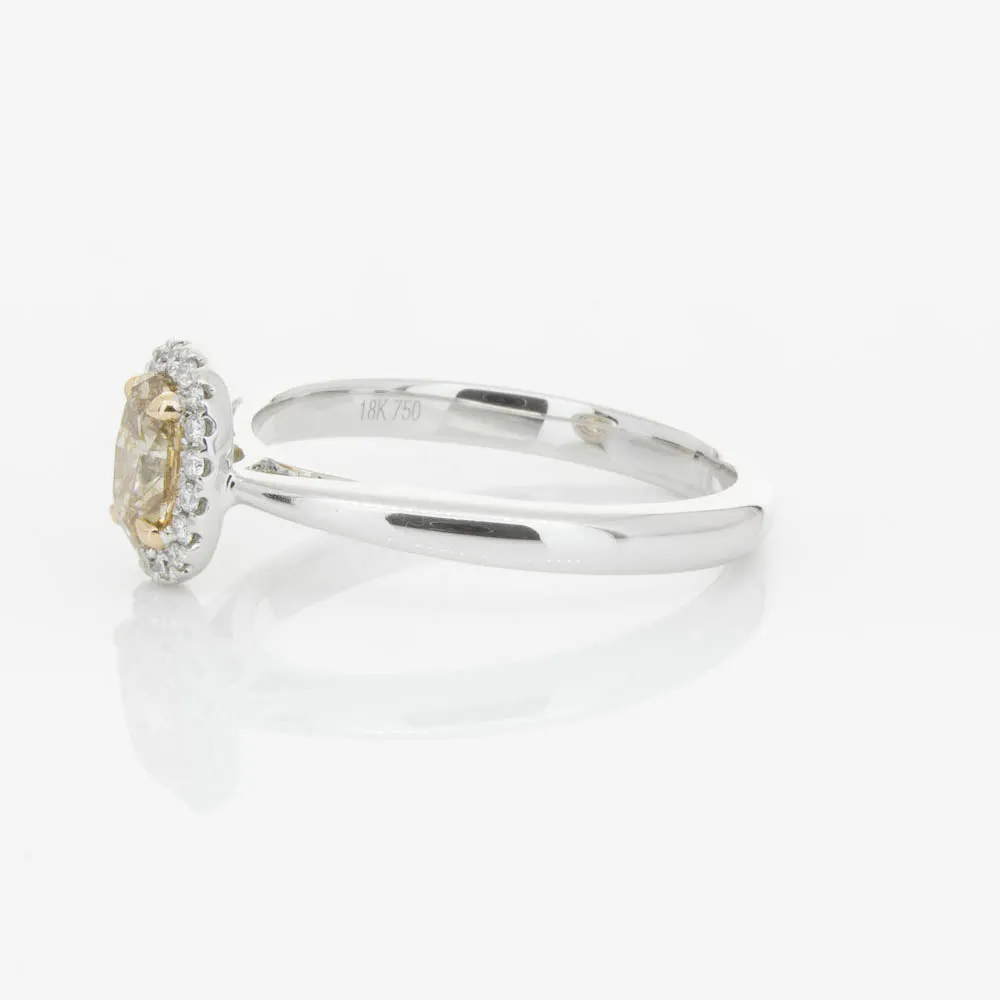 18ct White Gold .51ct Mocha Diamond Nina Ring