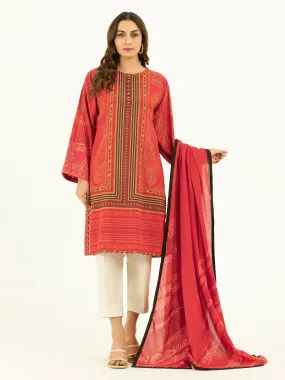 2 Piece Khaddar Suit-Embroidered (Pret)