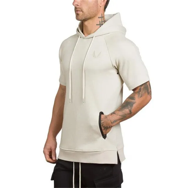 2019 Men Gyms Camouflage Zipper Hoodies Fitness Bodybuilding Sweatshirt Crossfit Pullover Sportswear Male Workout Hooded Jackets