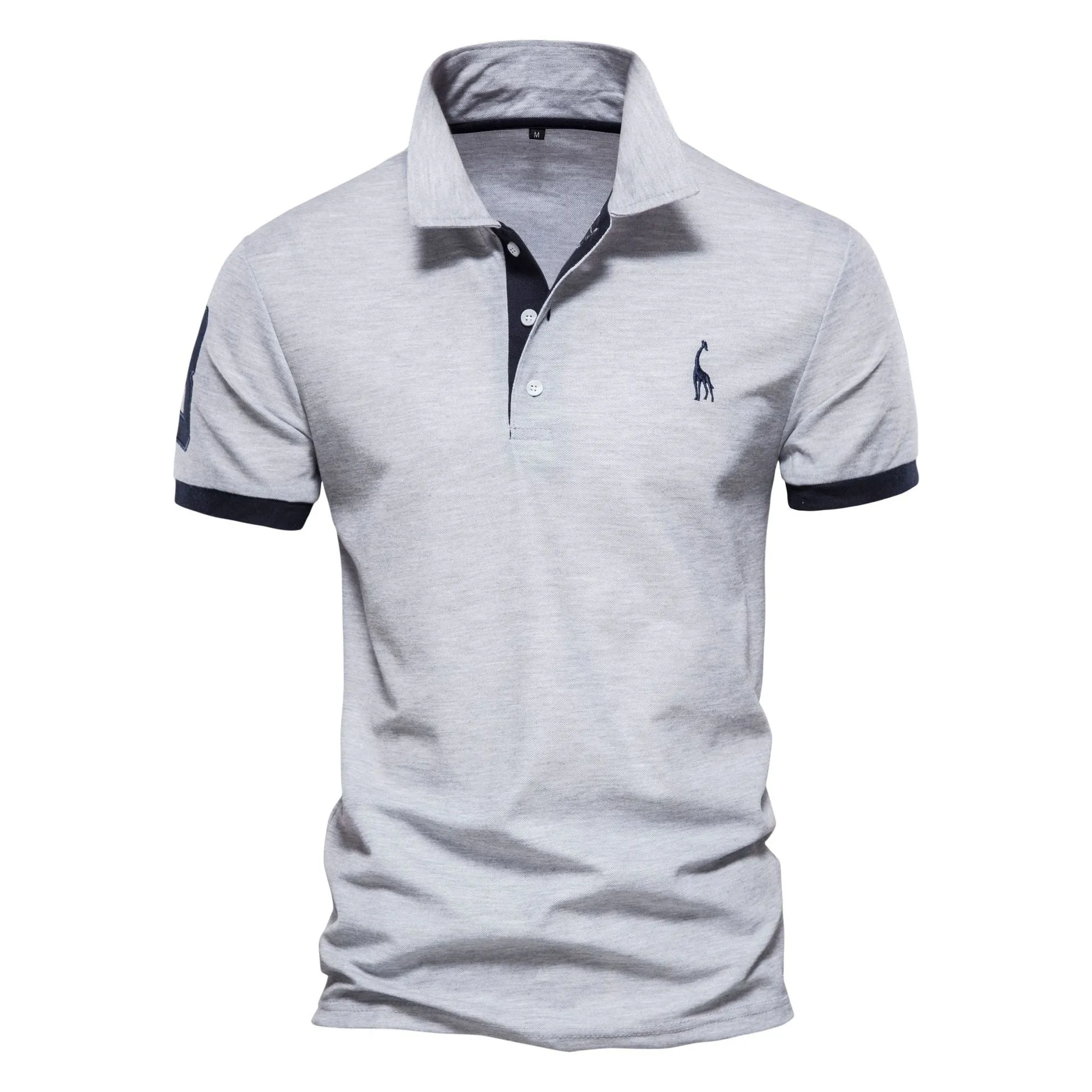 4 Pieces Men's Premium Cotton Blend Casual Polo Shirts