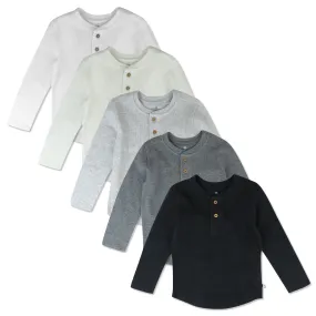 5-Pack Waffle Henley