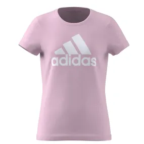 Adidas Girls Tennis  Shirt  BL T  - Clear Pink/ White