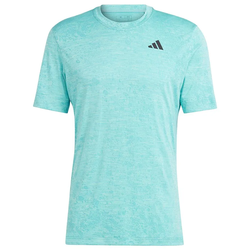 adidas Men's Freelift Tee - Preloved Blue/Black