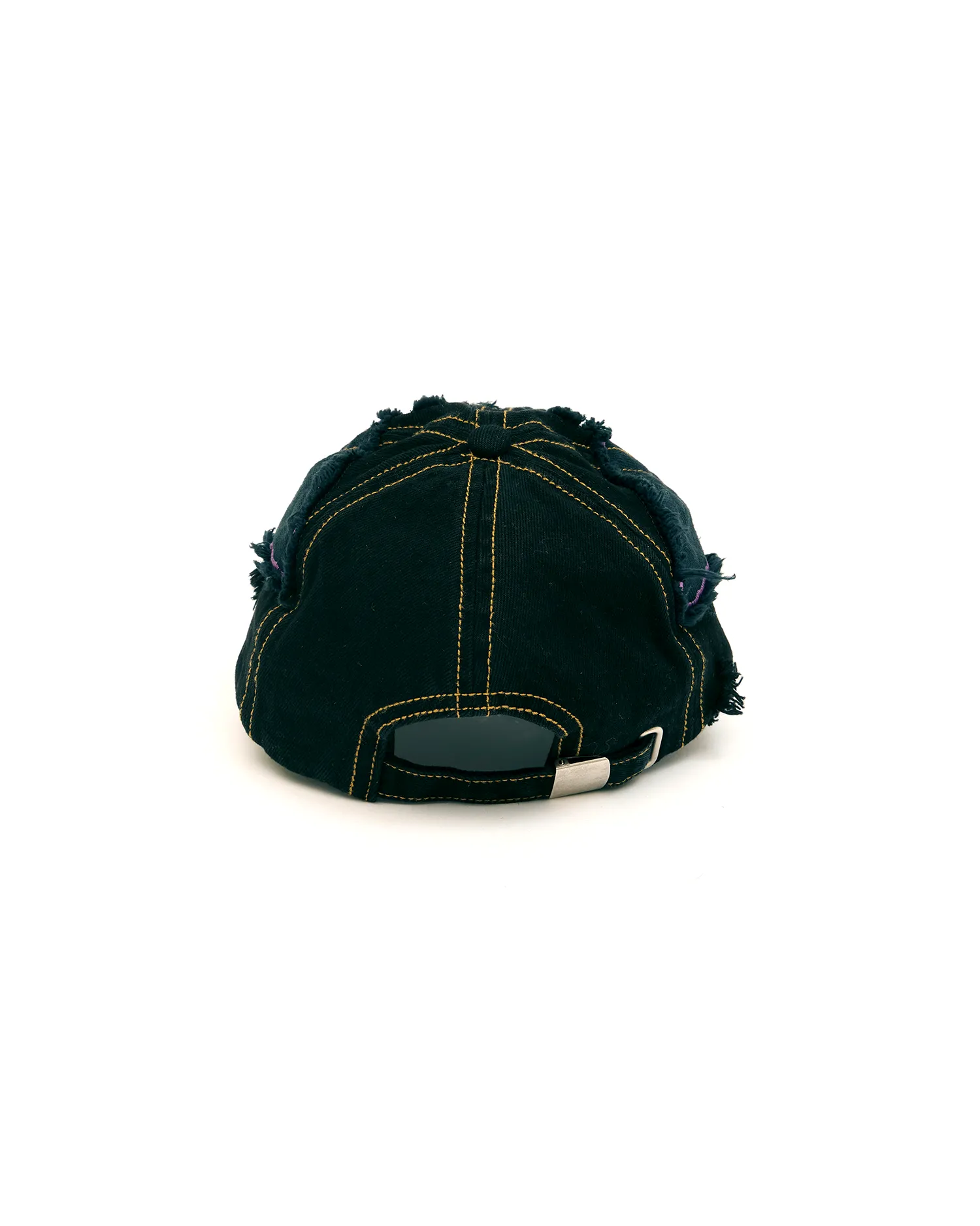 Alien Kiss Fraying Baseball Cap - Denims