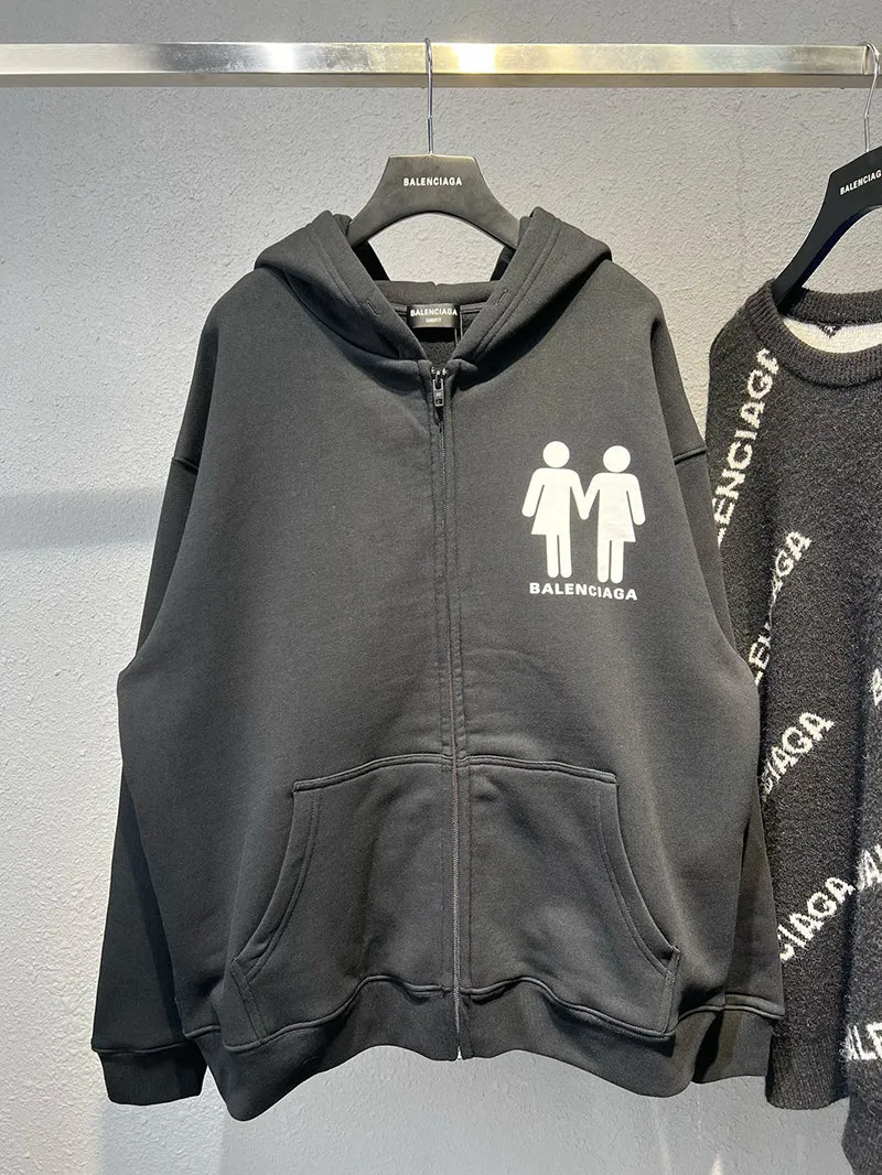 Balenciaga Pride 22 Boxy Fit Hoodie