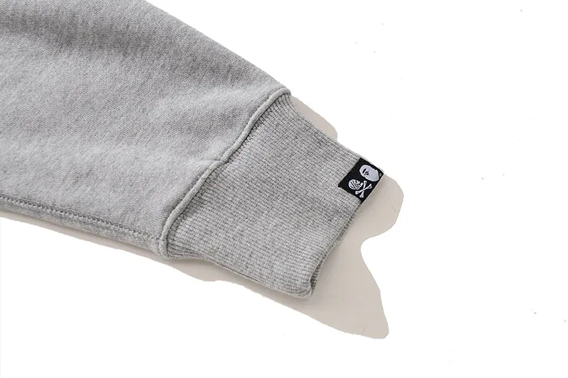 BAPE x Neighborhood Relaxed Fit Pullover Hoodie Grey