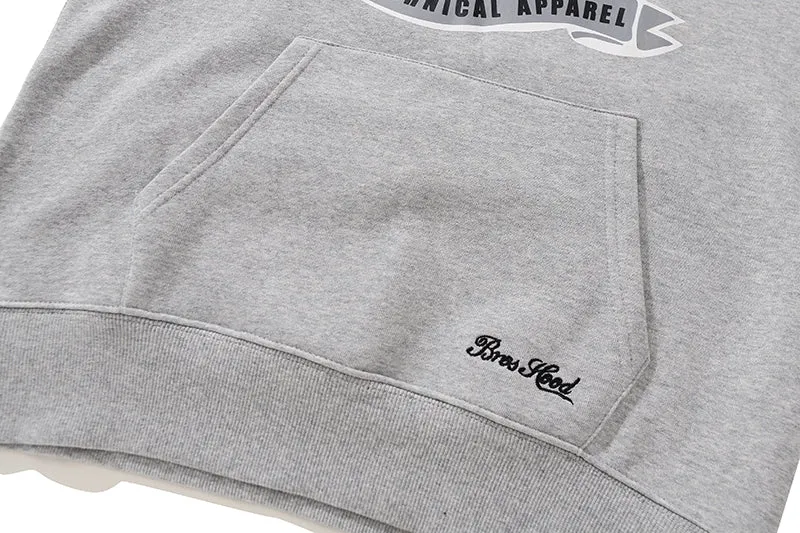 BAPE x Neighborhood Relaxed Fit Pullover Hoodie Grey