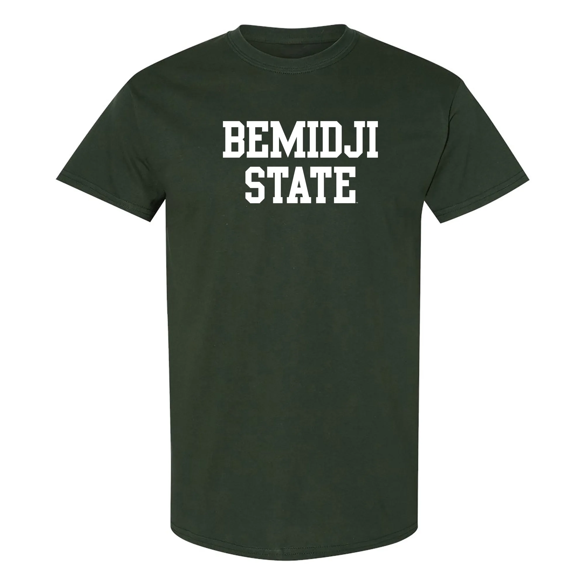 Bemidji State Beavers Basic Block T Shirt - Forest