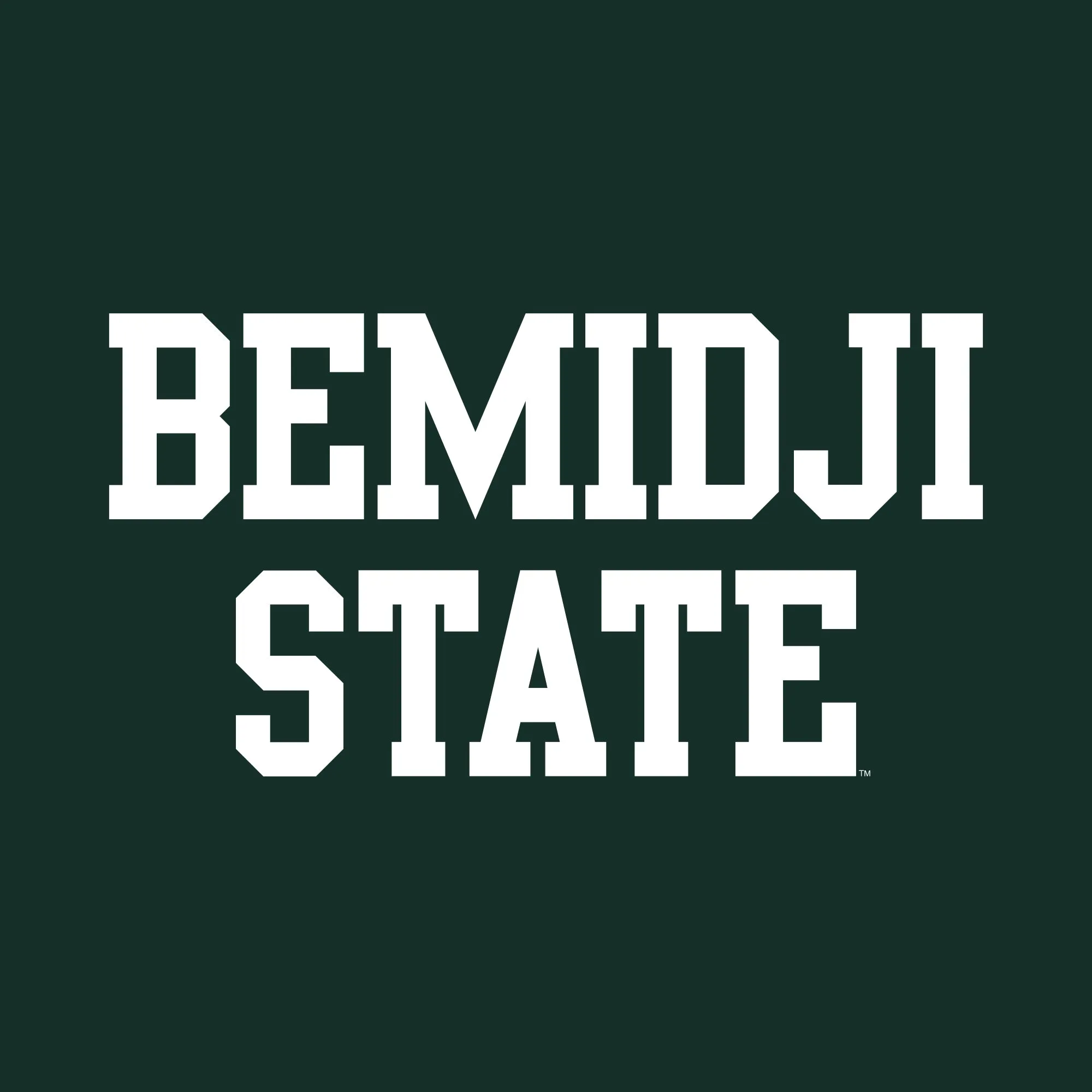 Bemidji State Beavers Basic Block T Shirt - Forest