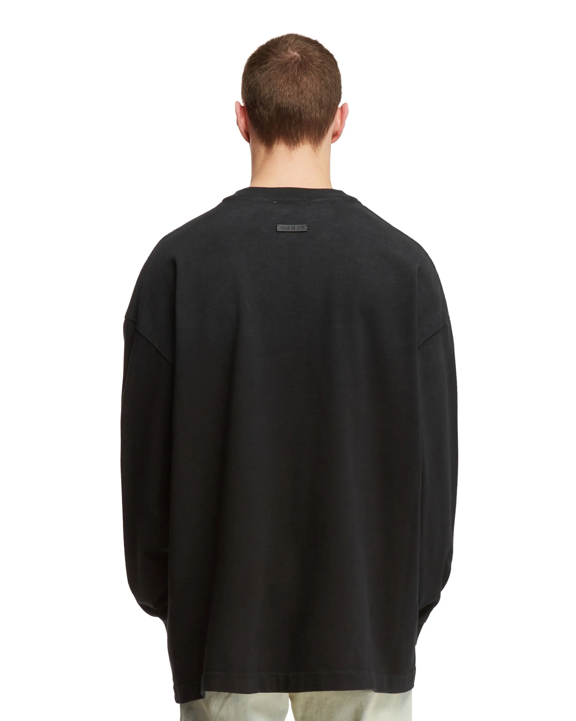 Black Cotton Sweatshirt