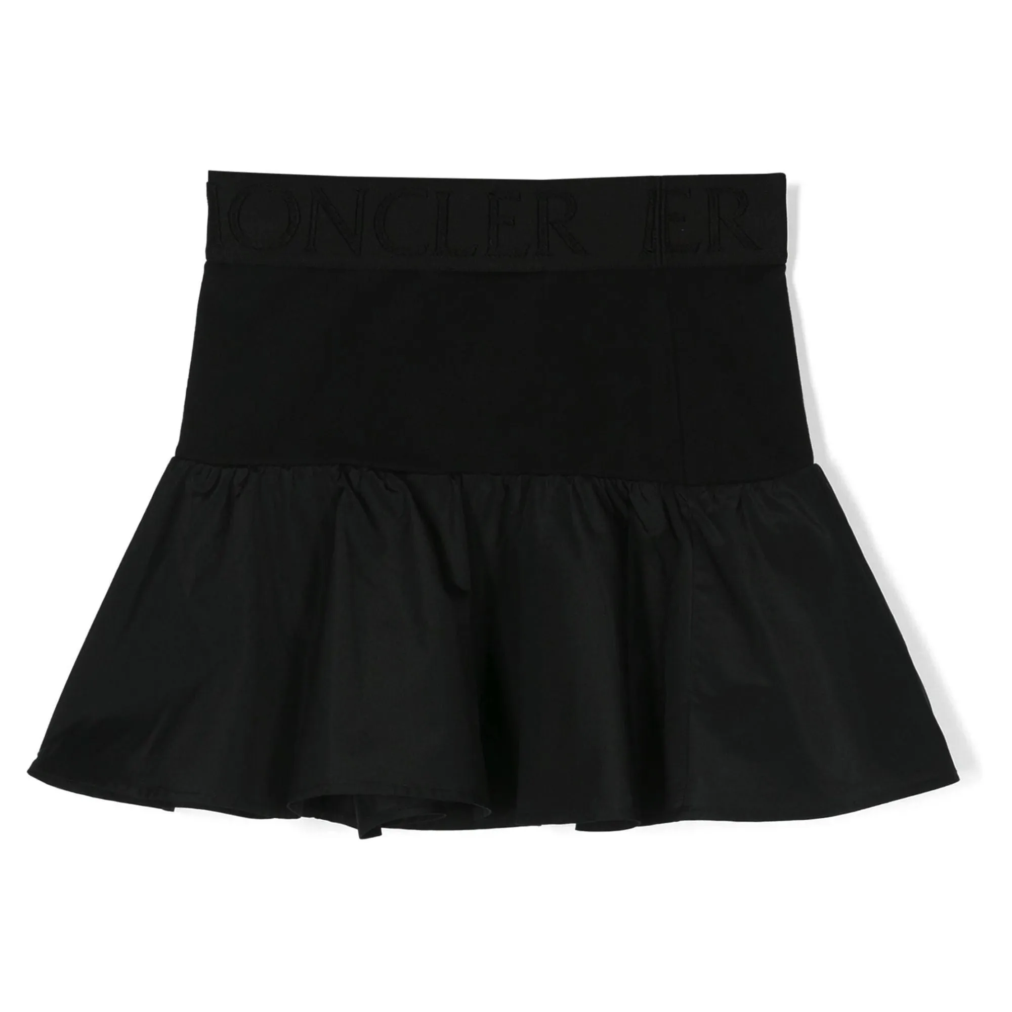 Black Logo Skirt