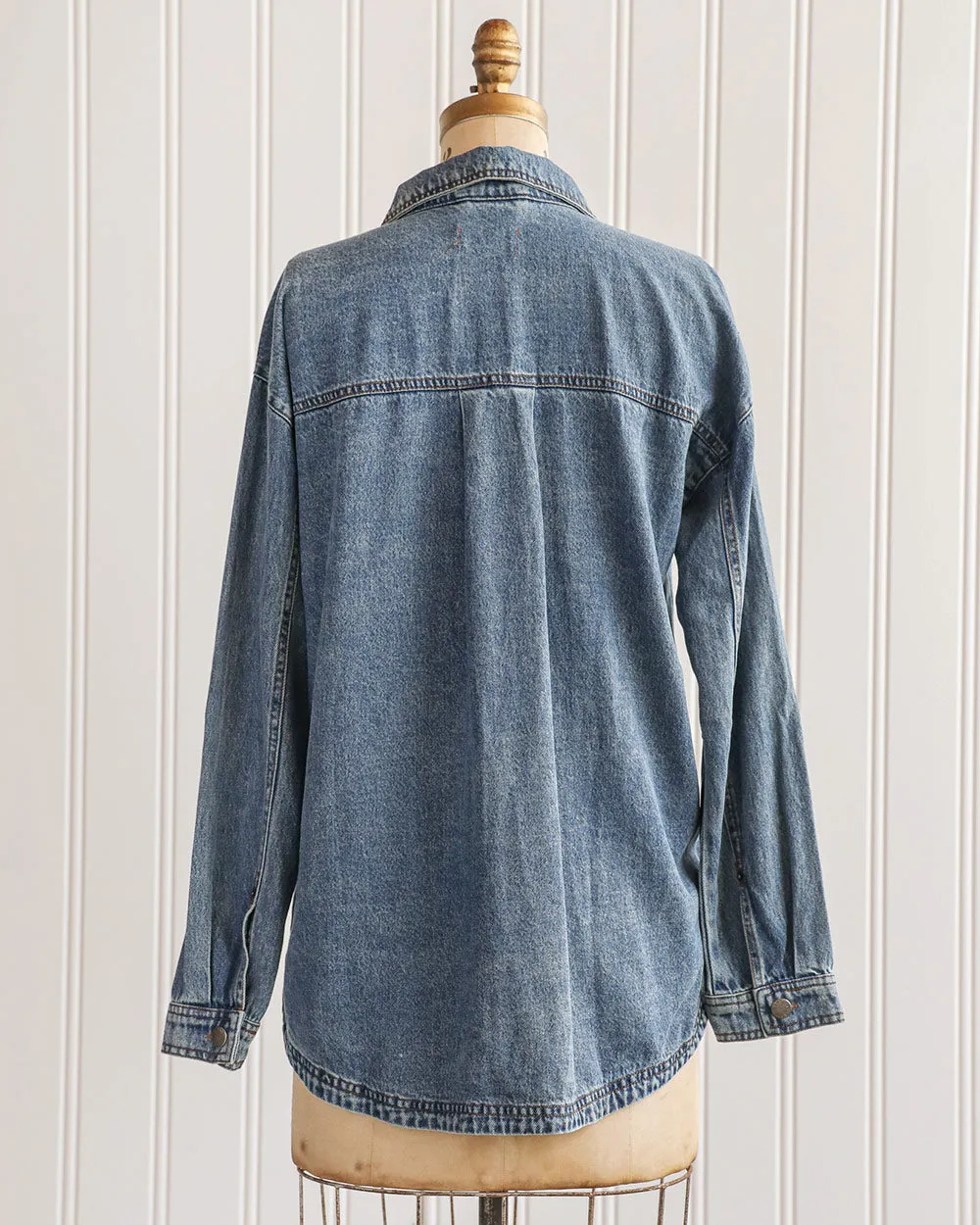 Boyfriend Denim Shacket