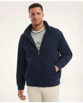 Brooks Brothers Men's Big & Tall Cotton Bomber Jacket Navy