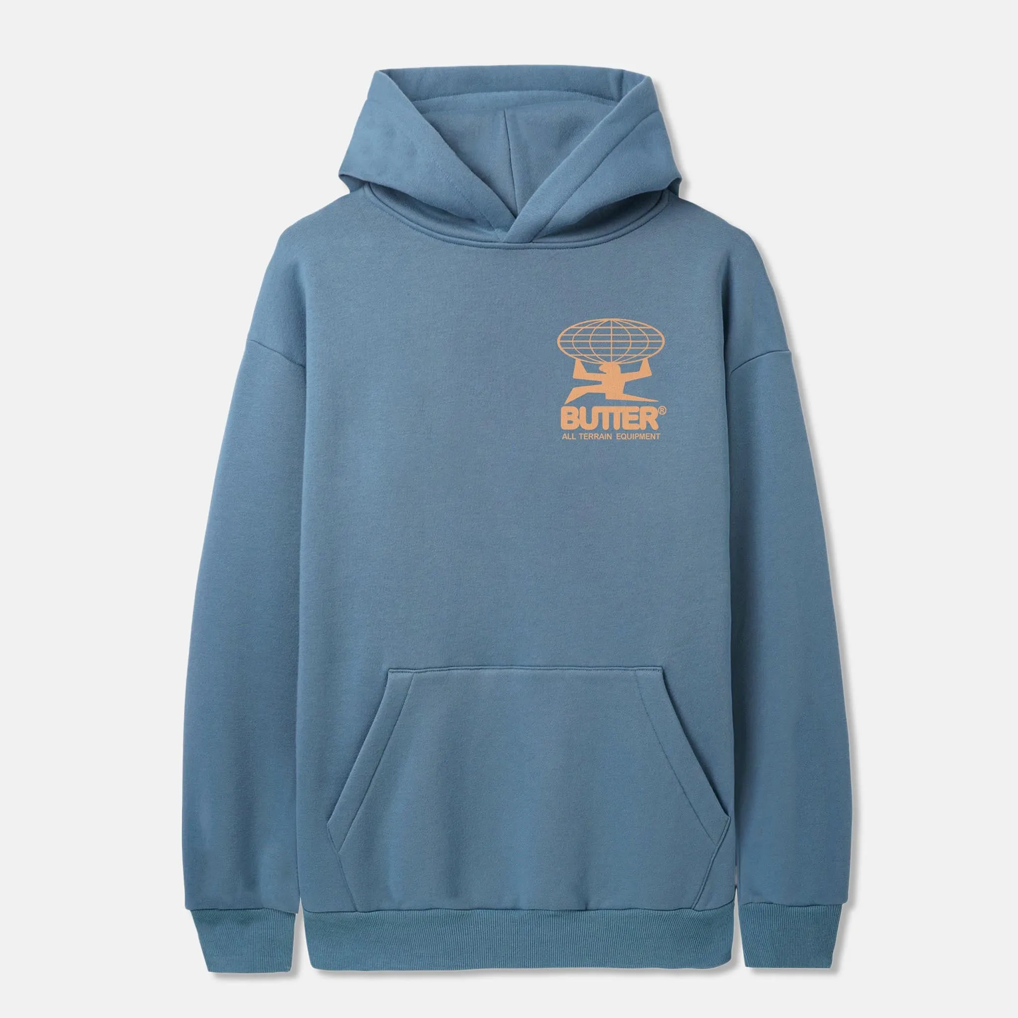 Butter Goods - All Terrain Pullover Hooded Sweatshirt - Slate Blue