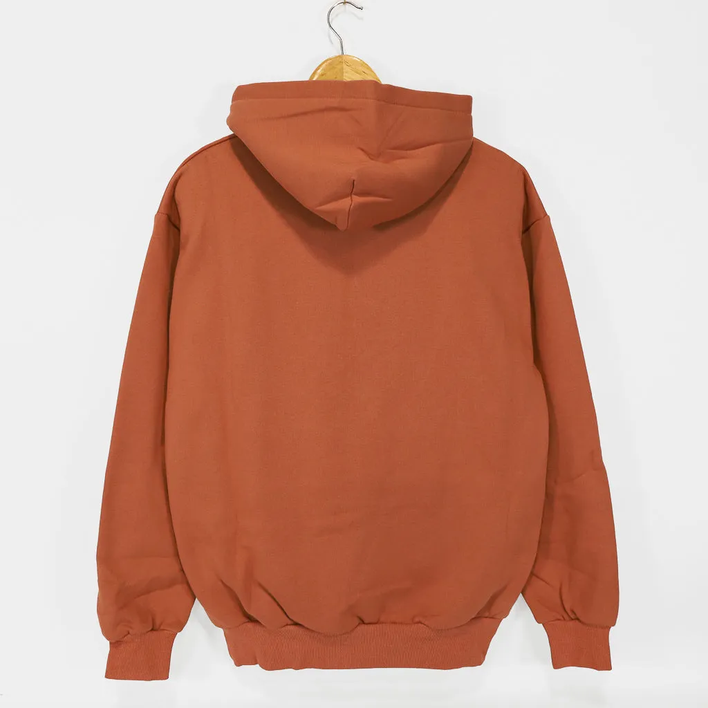 Butter Goods - Trek Logo Pullover Hooded Sweatshirt - Clay