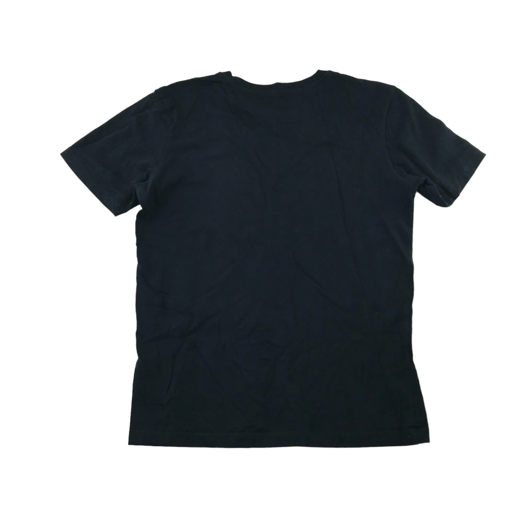 Calvin Klein t-shirt 12-14 years black plain with logo short sleeve cotton