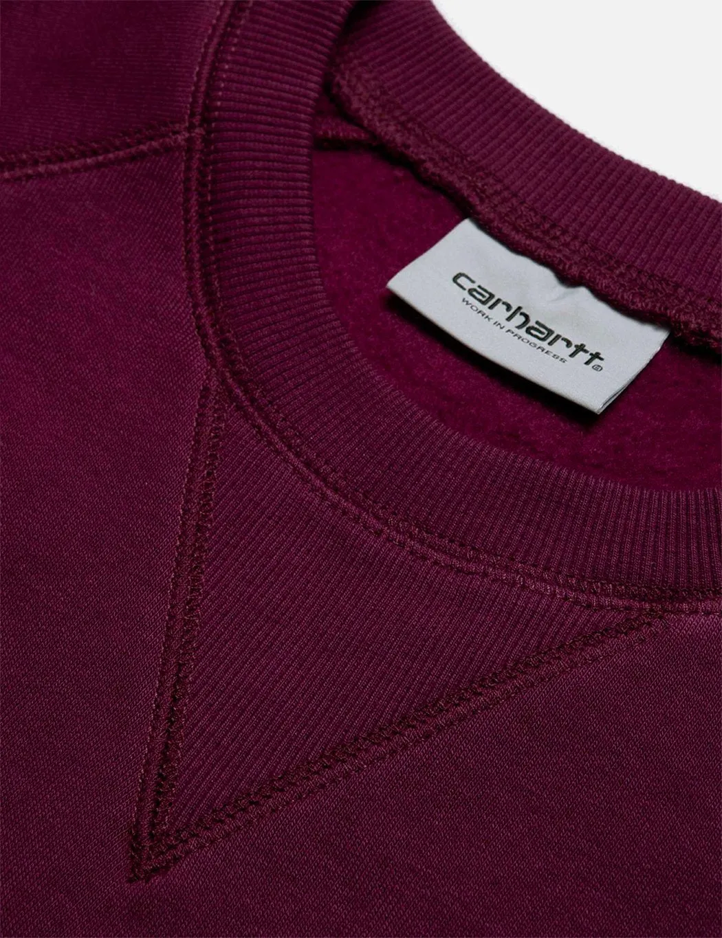 Carhartt-WIP Chase Sweatshirt - Bordeaux/Gold