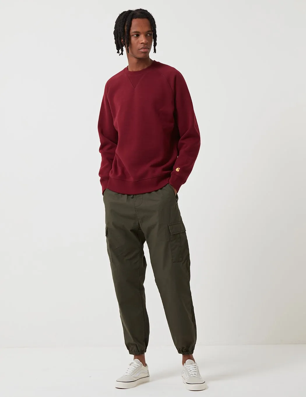 Carhartt-WIP Chase Sweatshirt - Mulberry