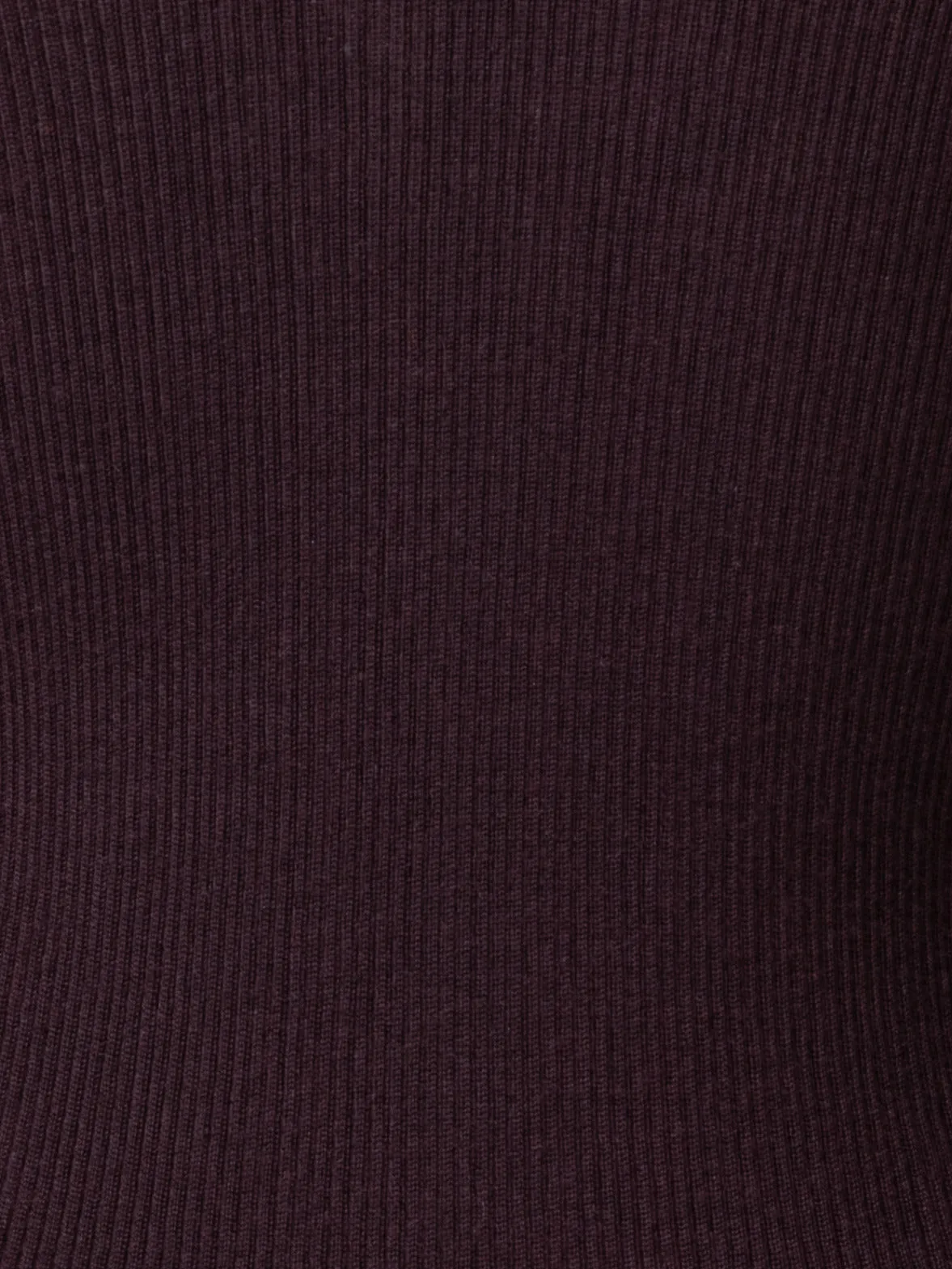 Cashmere Silk Fine Rib Mock Neck