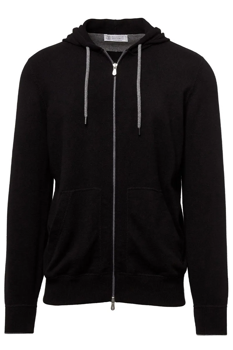 Cashmere Sweatshirt with Hood