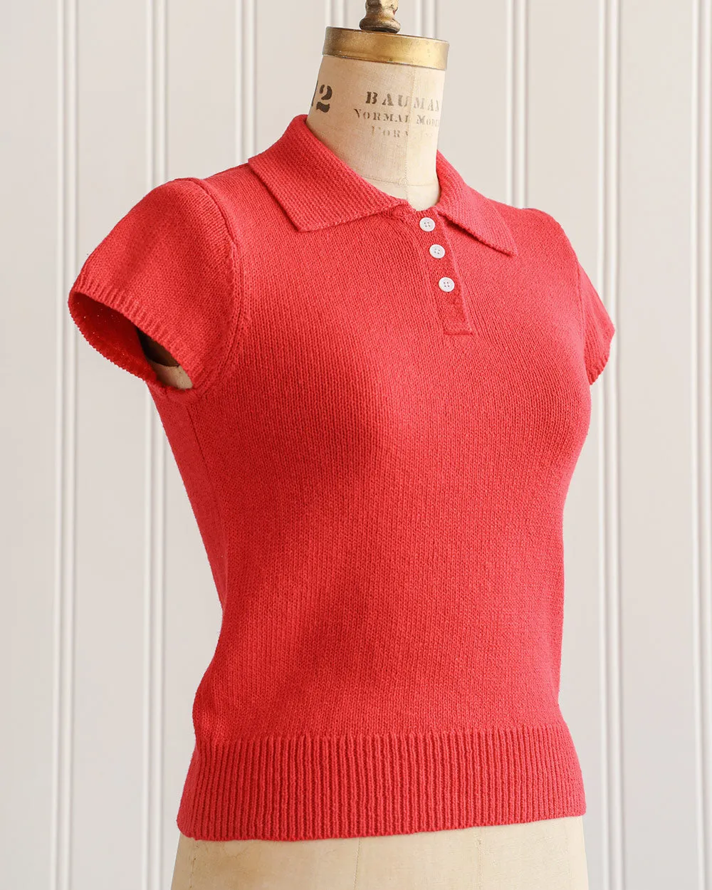 Cassandra Knit Top - Red