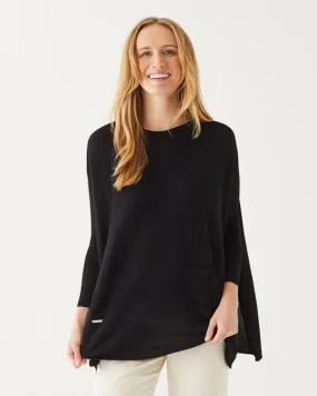 Catalina Crewneck Sweater in Black