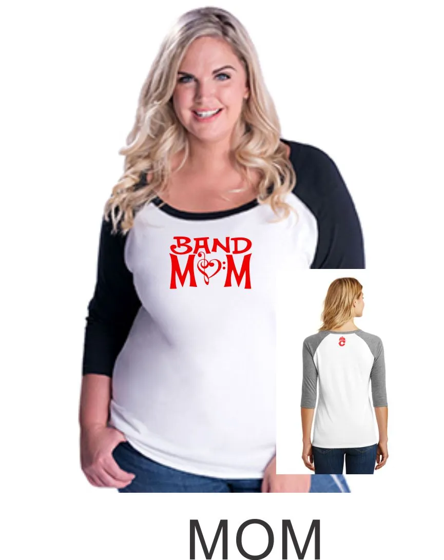 Chap Band Curvy Lady Raglan - 2 designs- Matte or Glitter