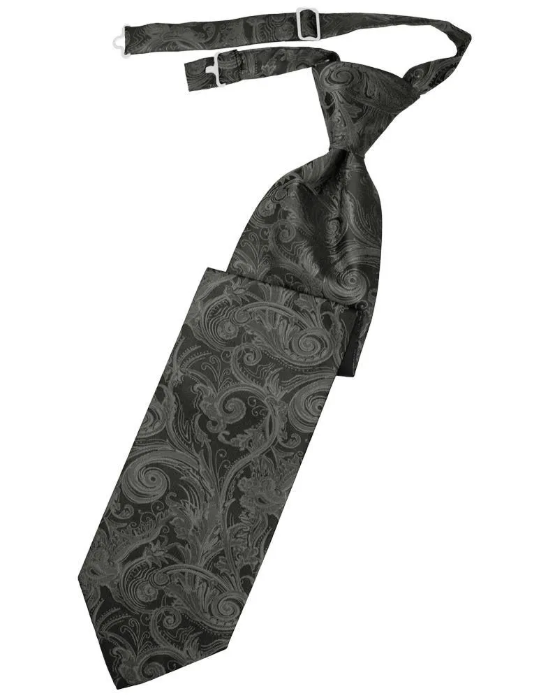 Charcoal Tapestry Necktie