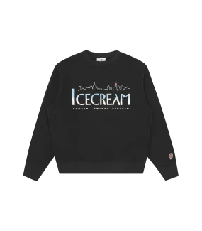 CITYSCAPE CREWNECK - BLACK