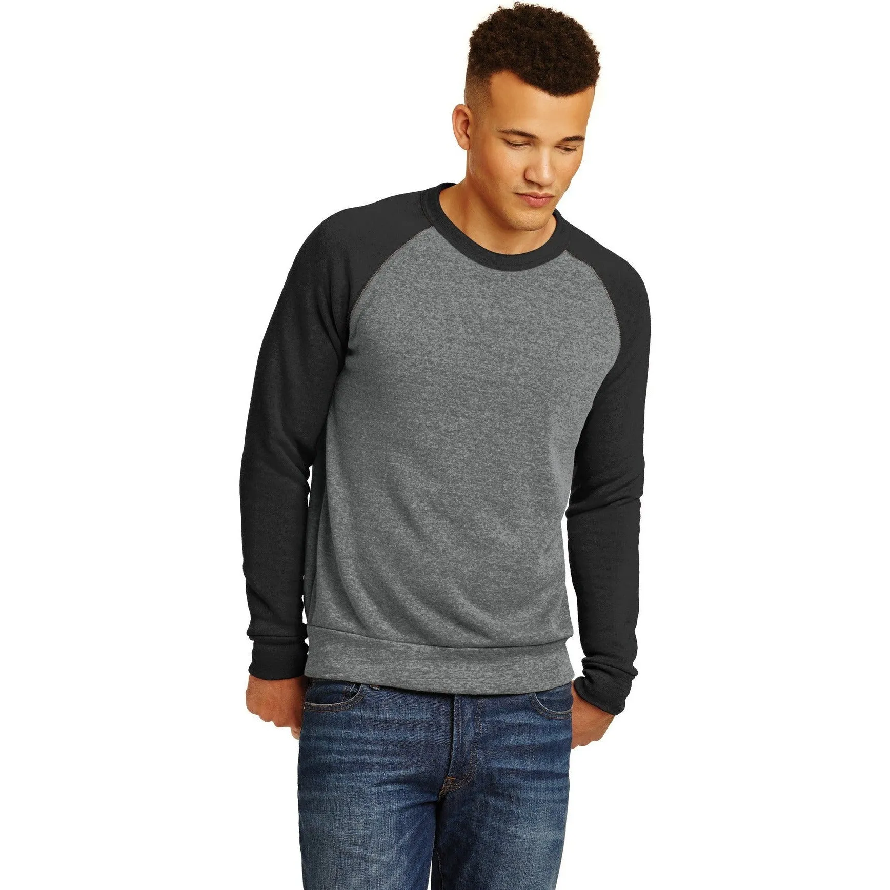 CLOSEOUT - Alternative Champ Colorblock Eco Fleece Sweatshirt