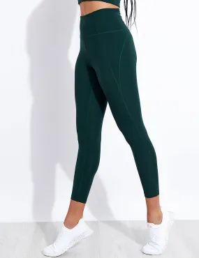 Compressive High Waisted 7/8 Legging - Moss