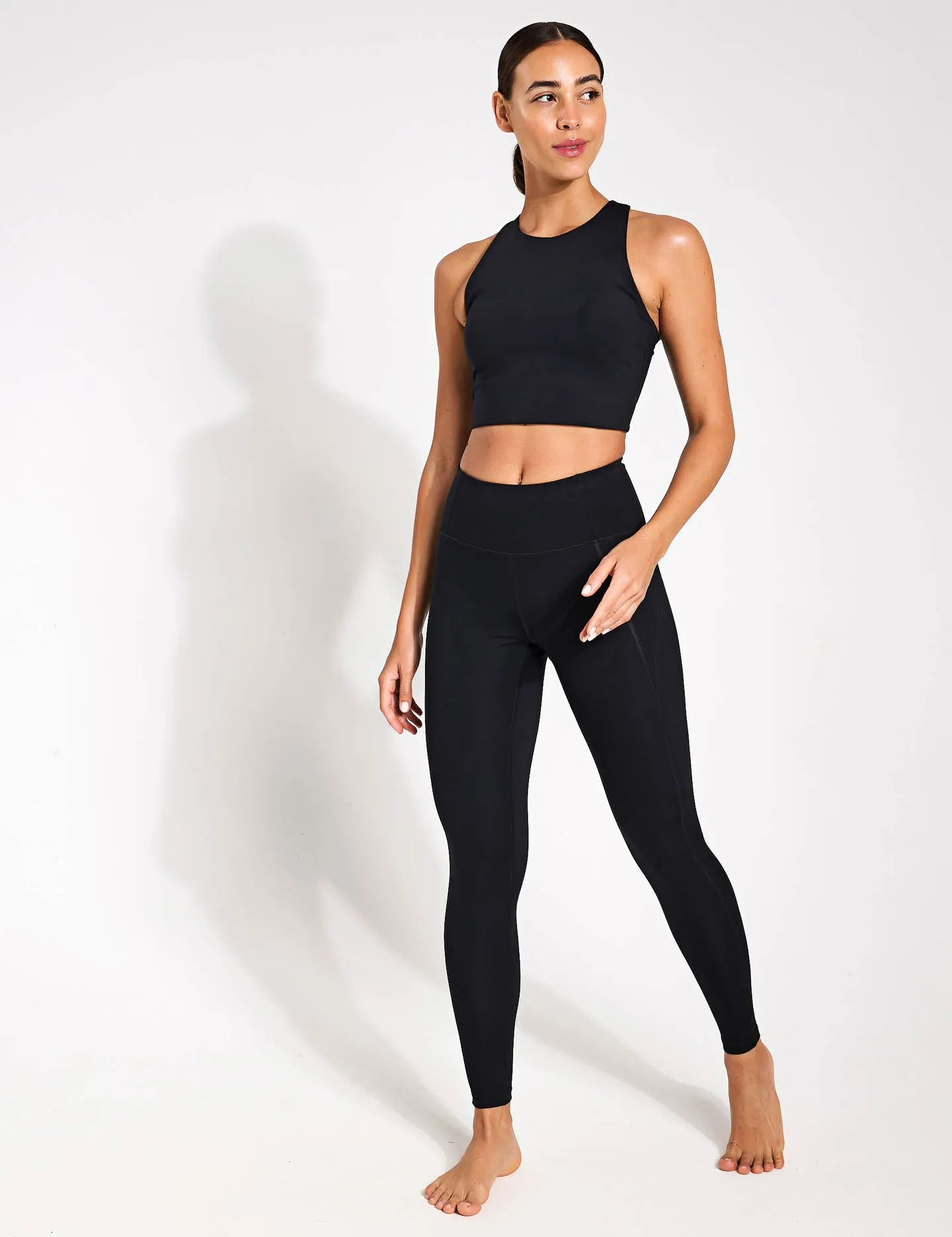 Compressive High Waisted Legging - Black