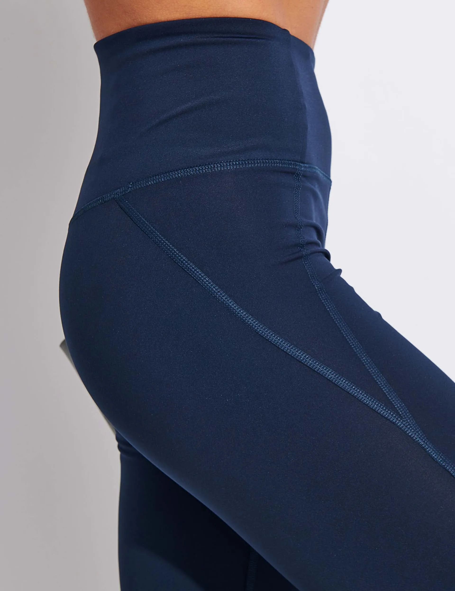 Compressive High Waisted Legging - Midnight