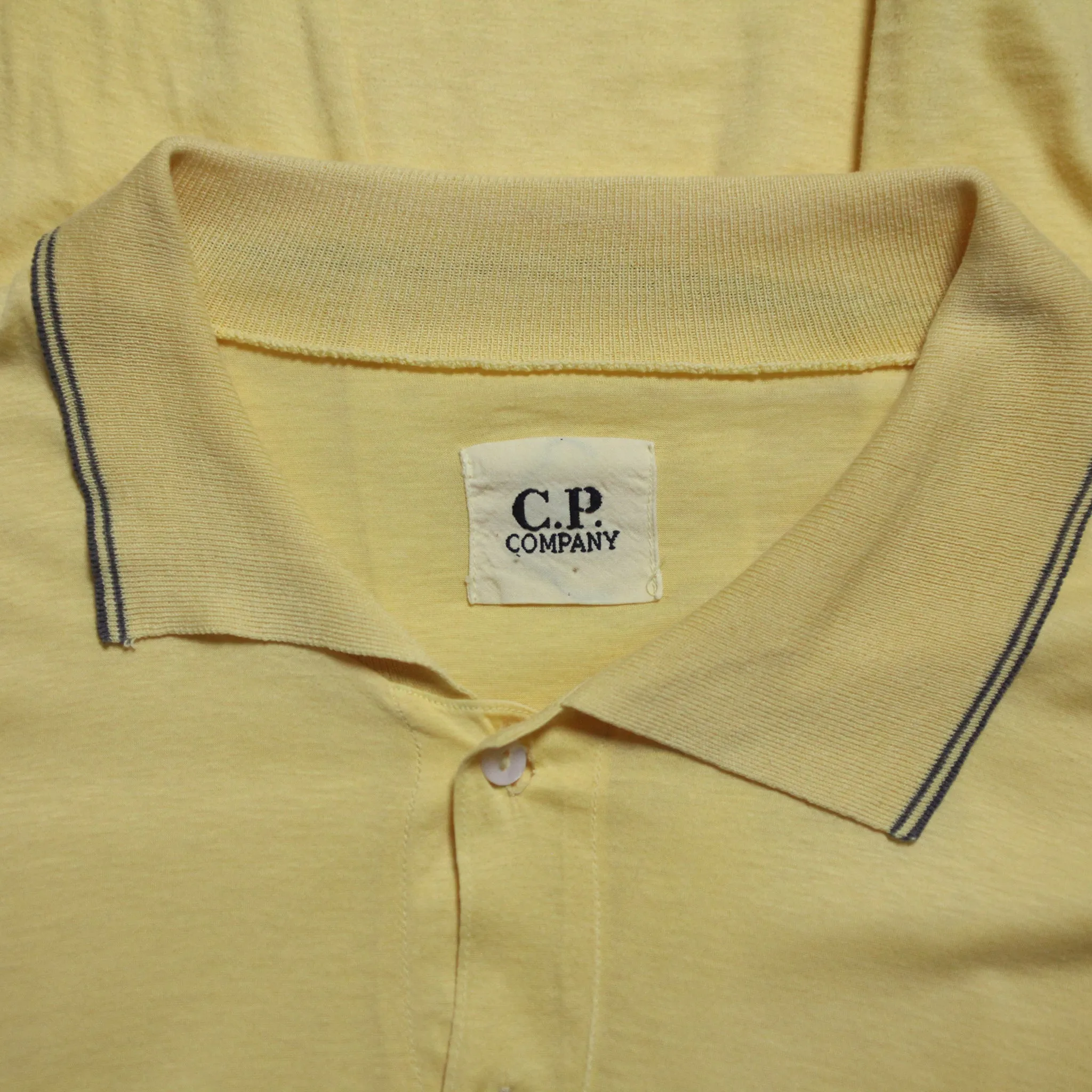 CP Company Ideas from Massimo Osti Yellow Polo Circa Early 90s