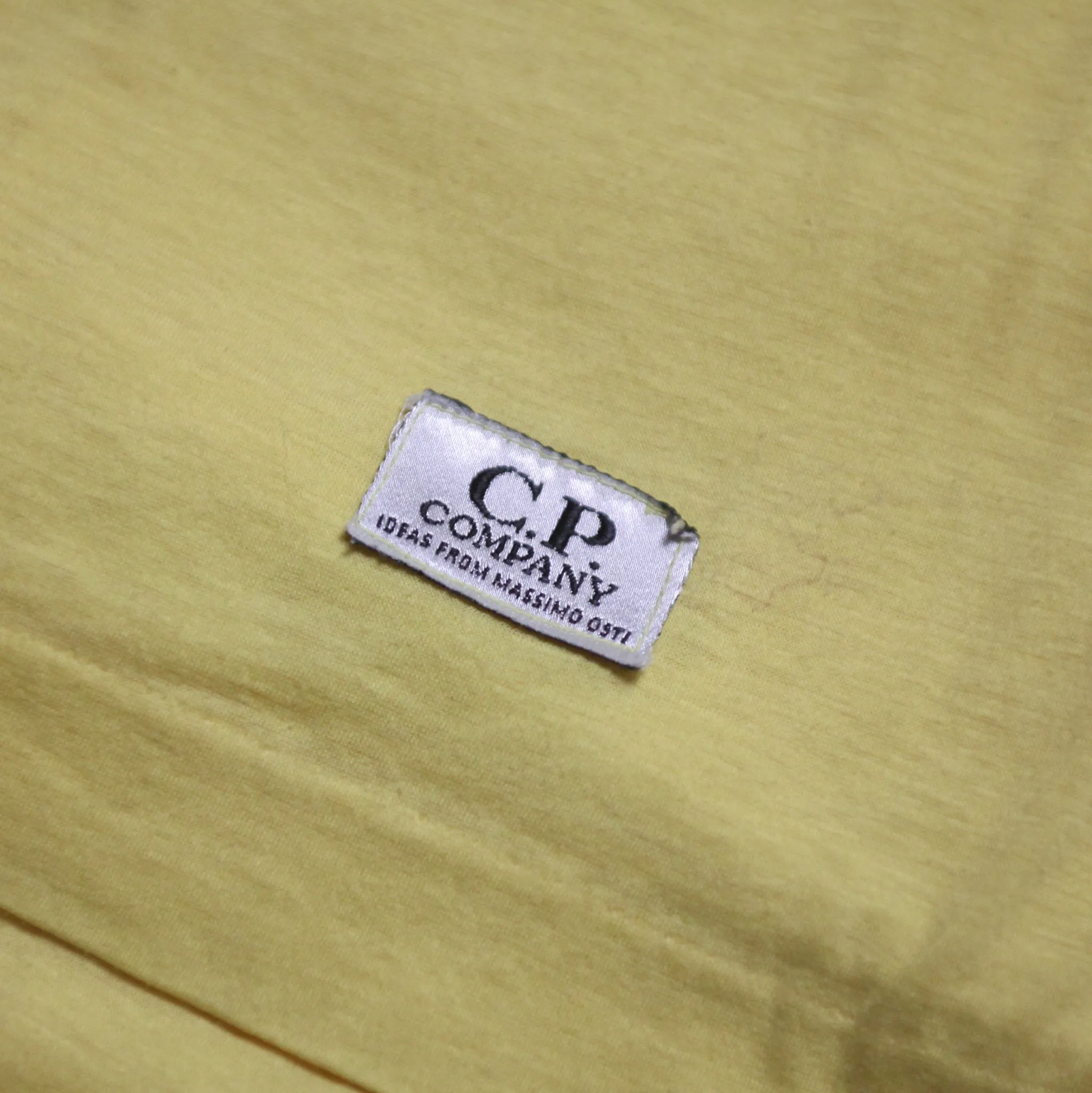 CP Company Ideas from Massimo Osti Yellow Polo Circa Early 90s