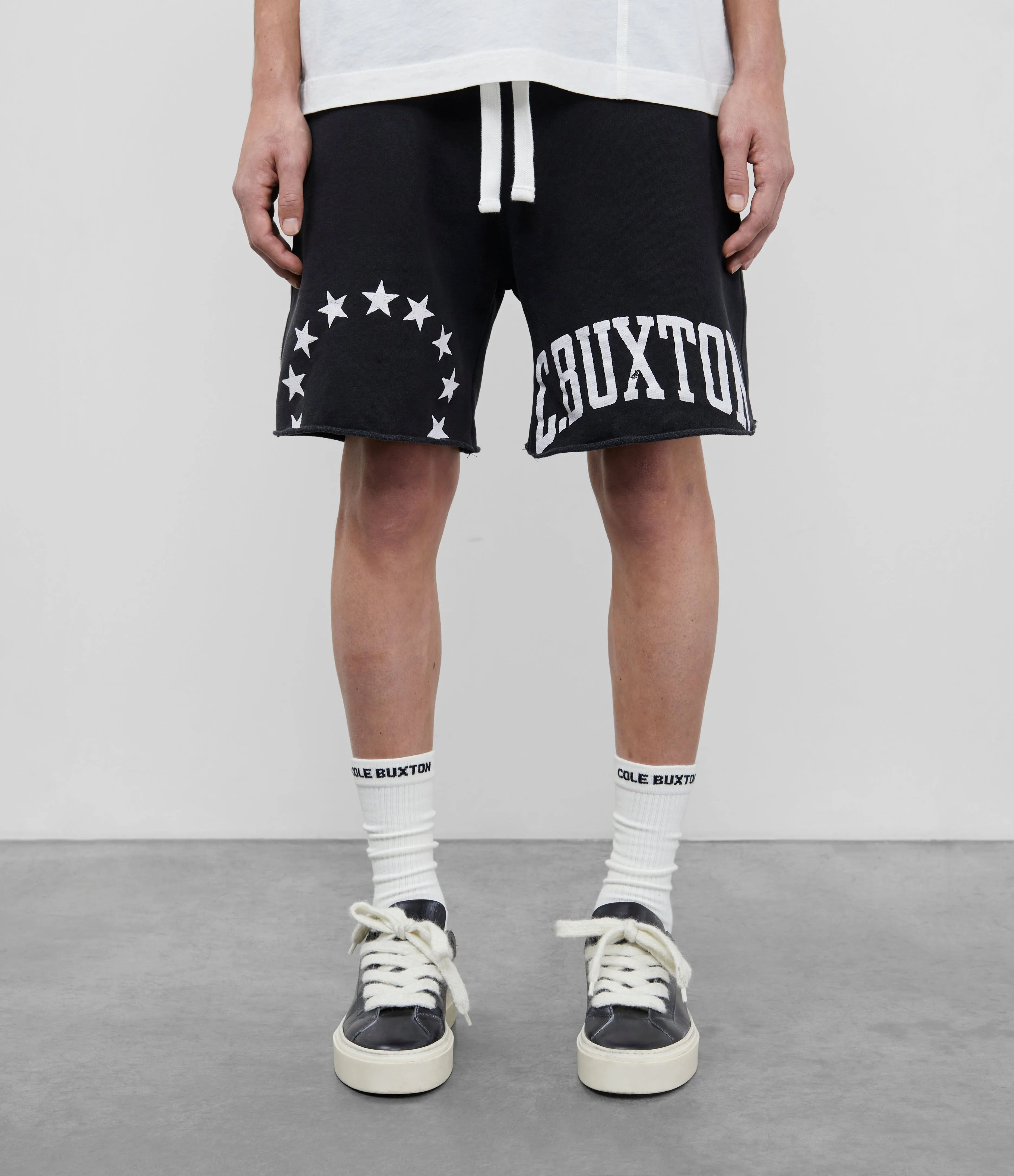 CUT OFF VARSITY SHORTS