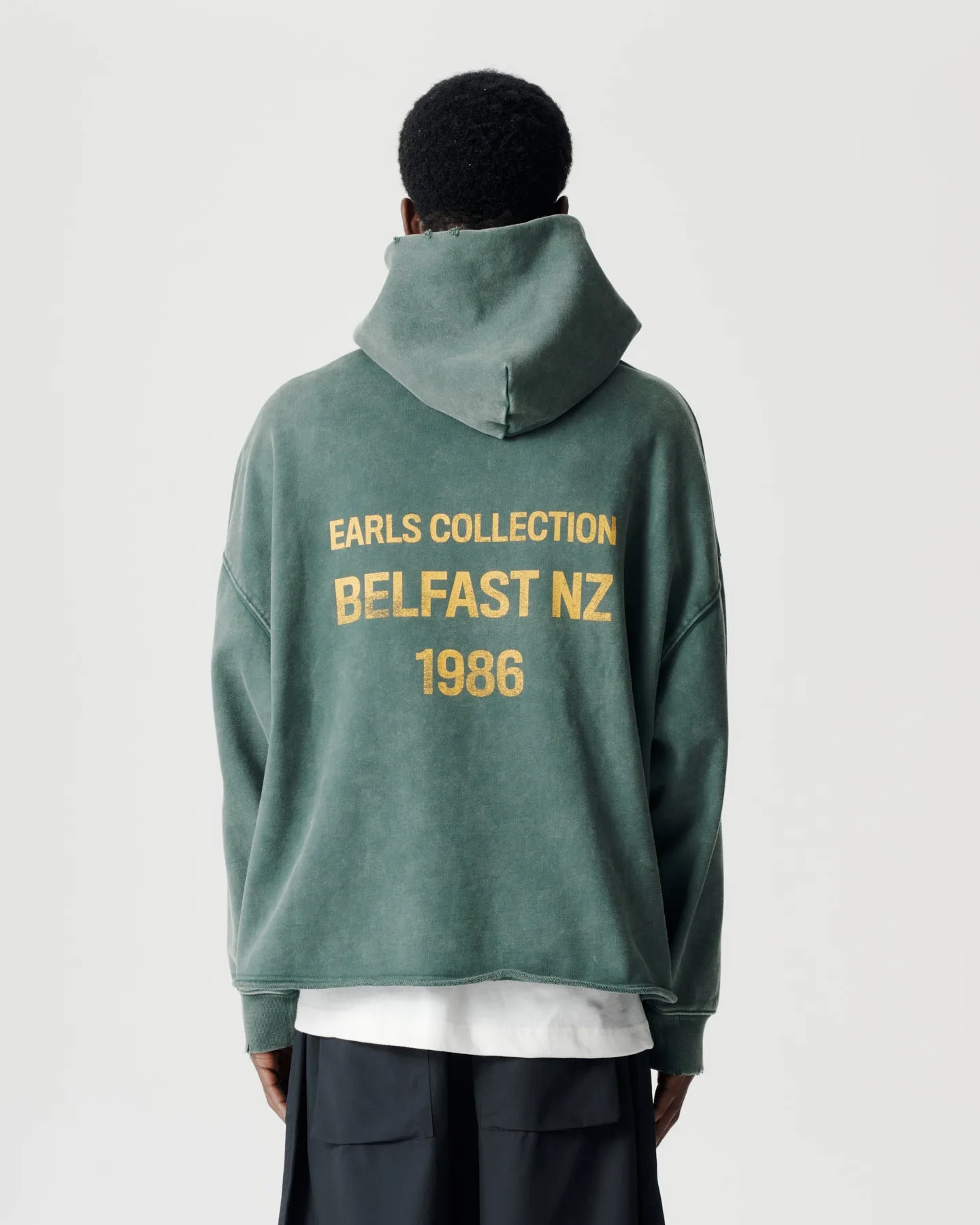 Distressed Belfast Hood - Snakepit