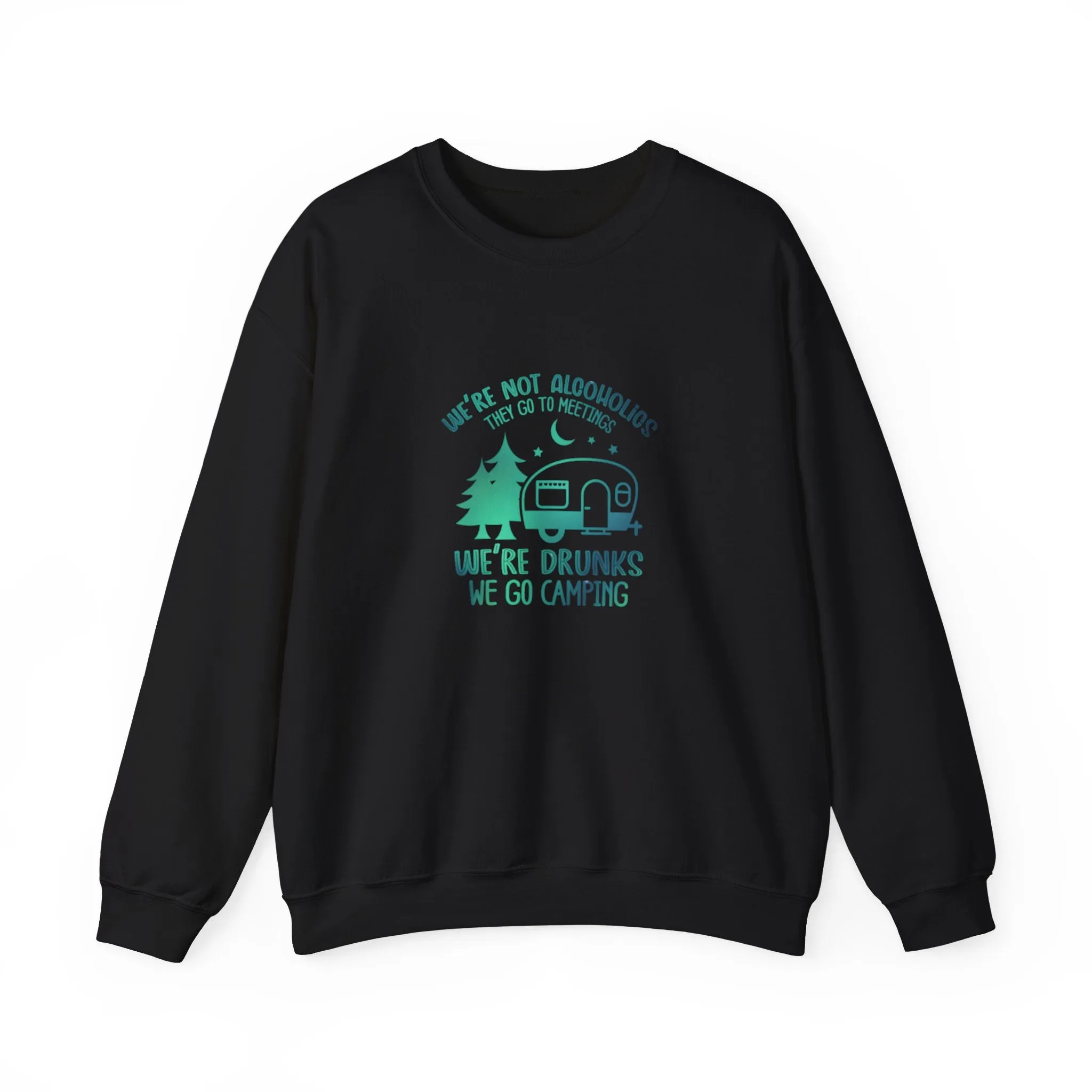 Drunk Camping Unisex Heavy Blend™ Crewneck Sweatshirt