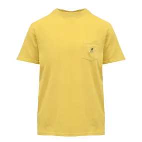 Element Men's T-Shirt Yellow Basic Pocket Tee S/S (S06)