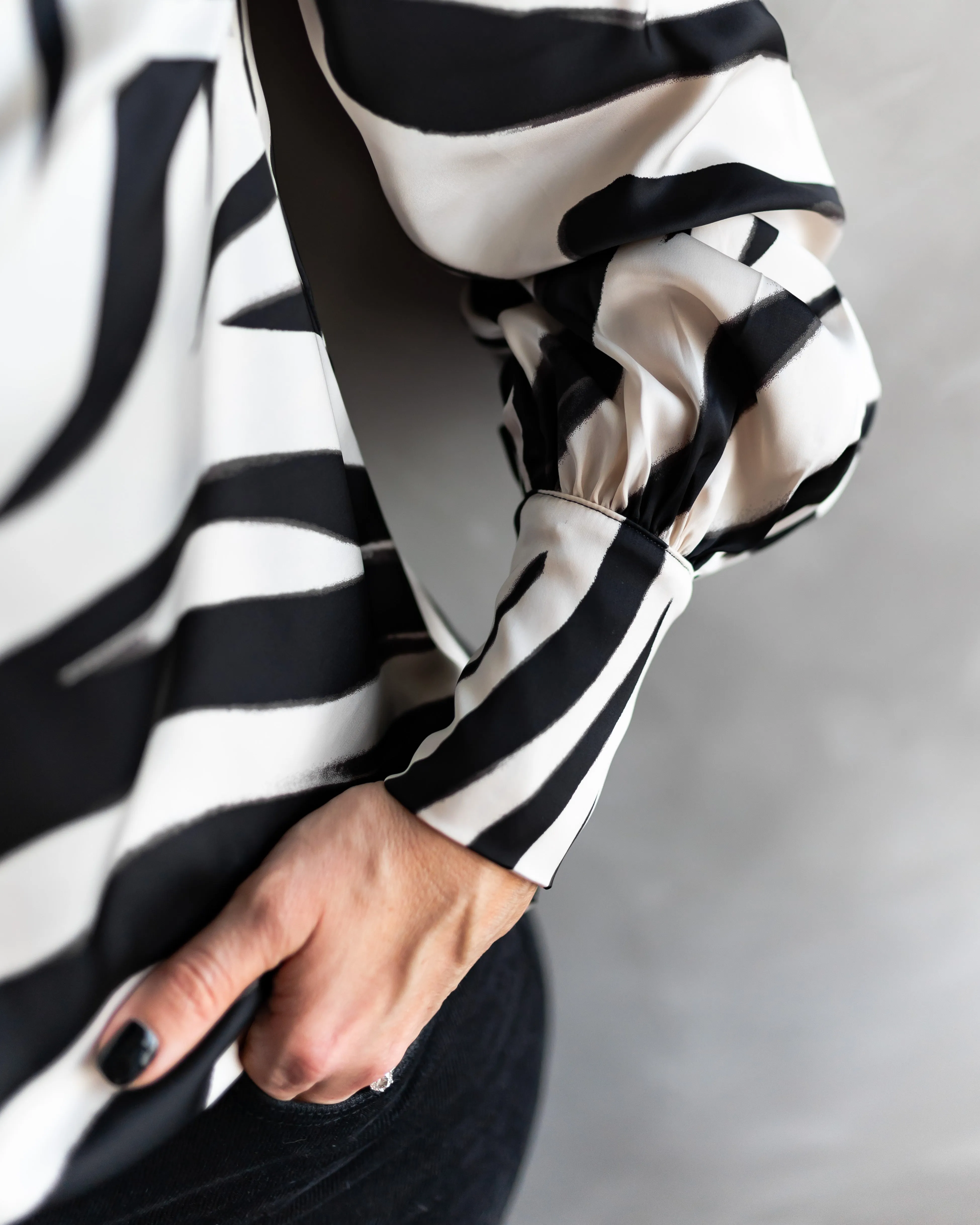 Elle Classic Shirt | Zebra Animal Print