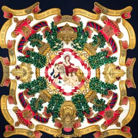 Europe Hermes Scarf by Joachim Metz 90cm Silk Twill