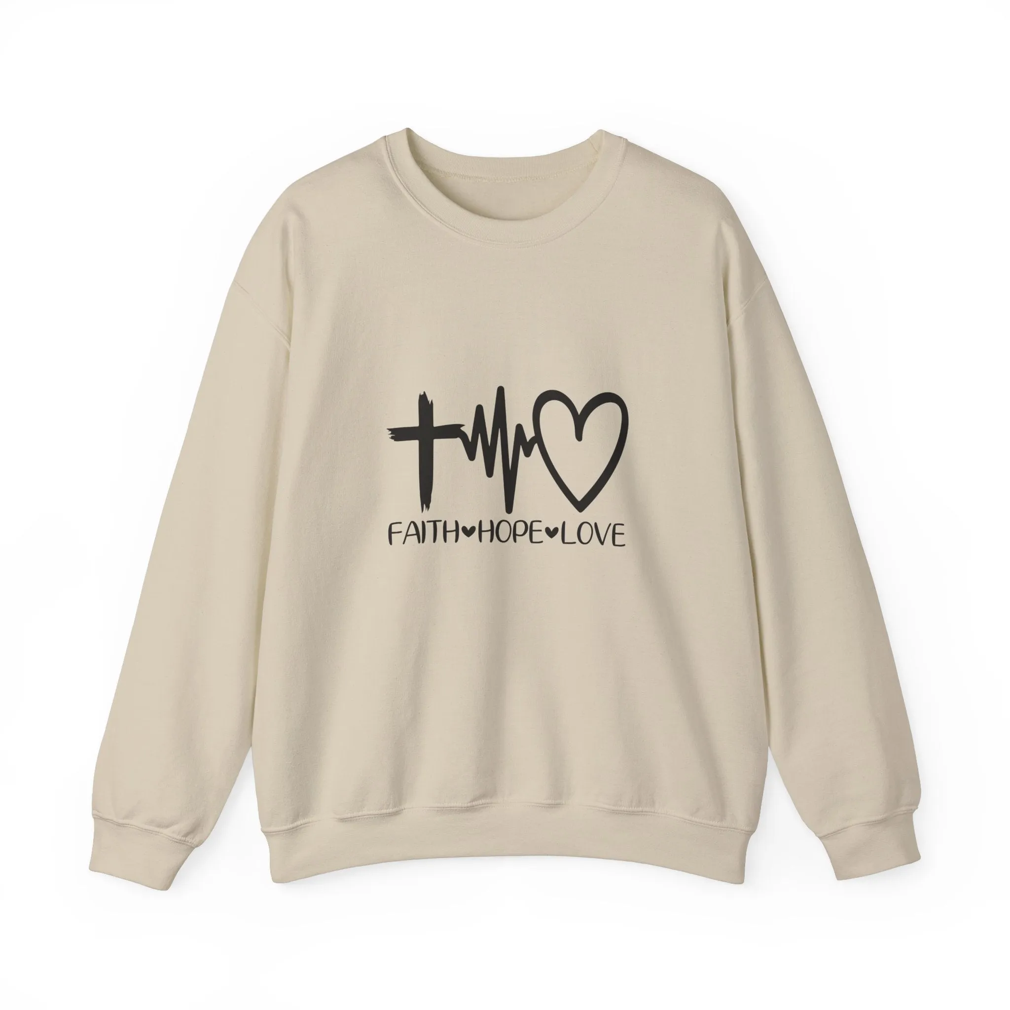 Faith Hope Love Unisex Heavy Blend™ Crewneck Sweatshirt