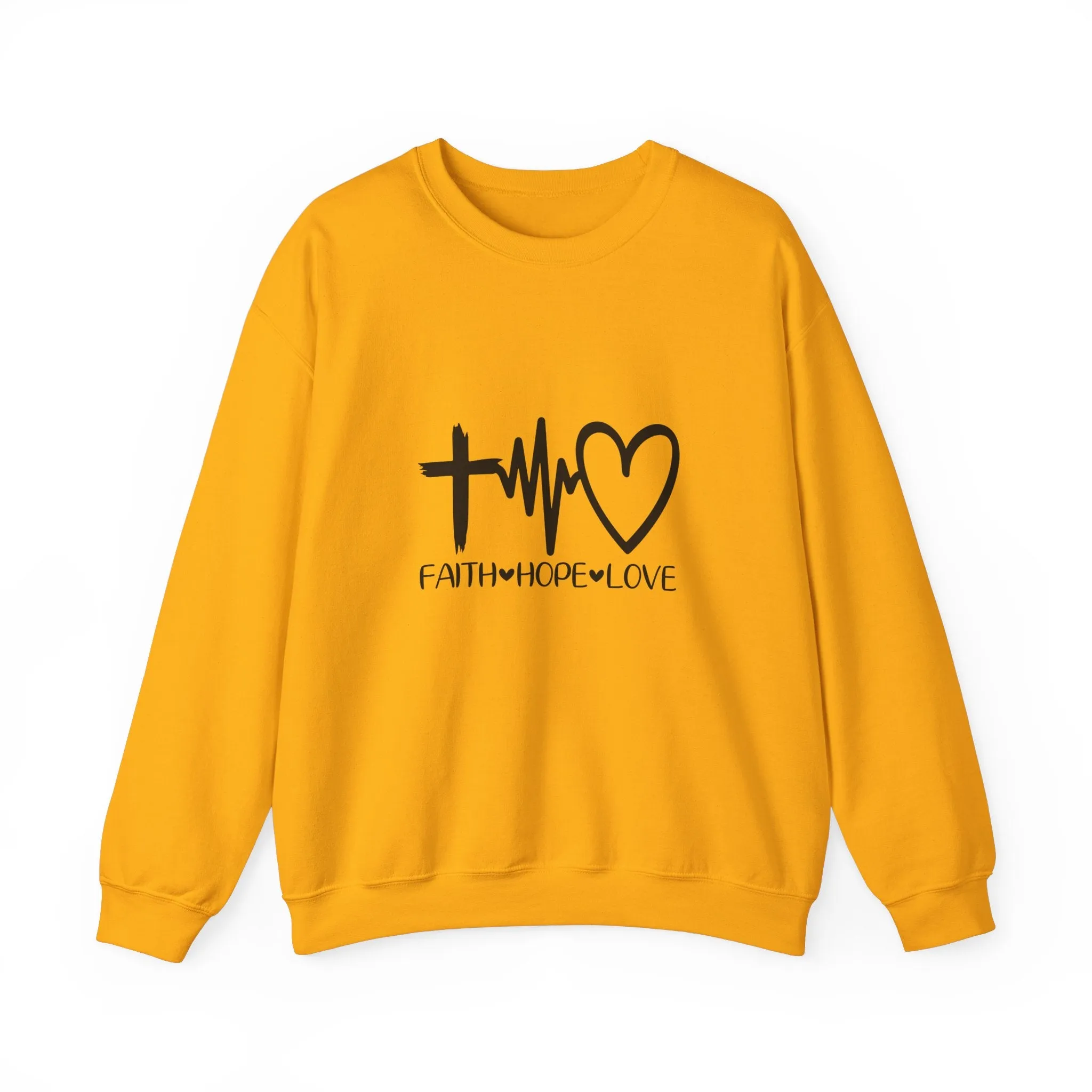 Faith Hope Love Unisex Heavy Blend™ Crewneck Sweatshirt